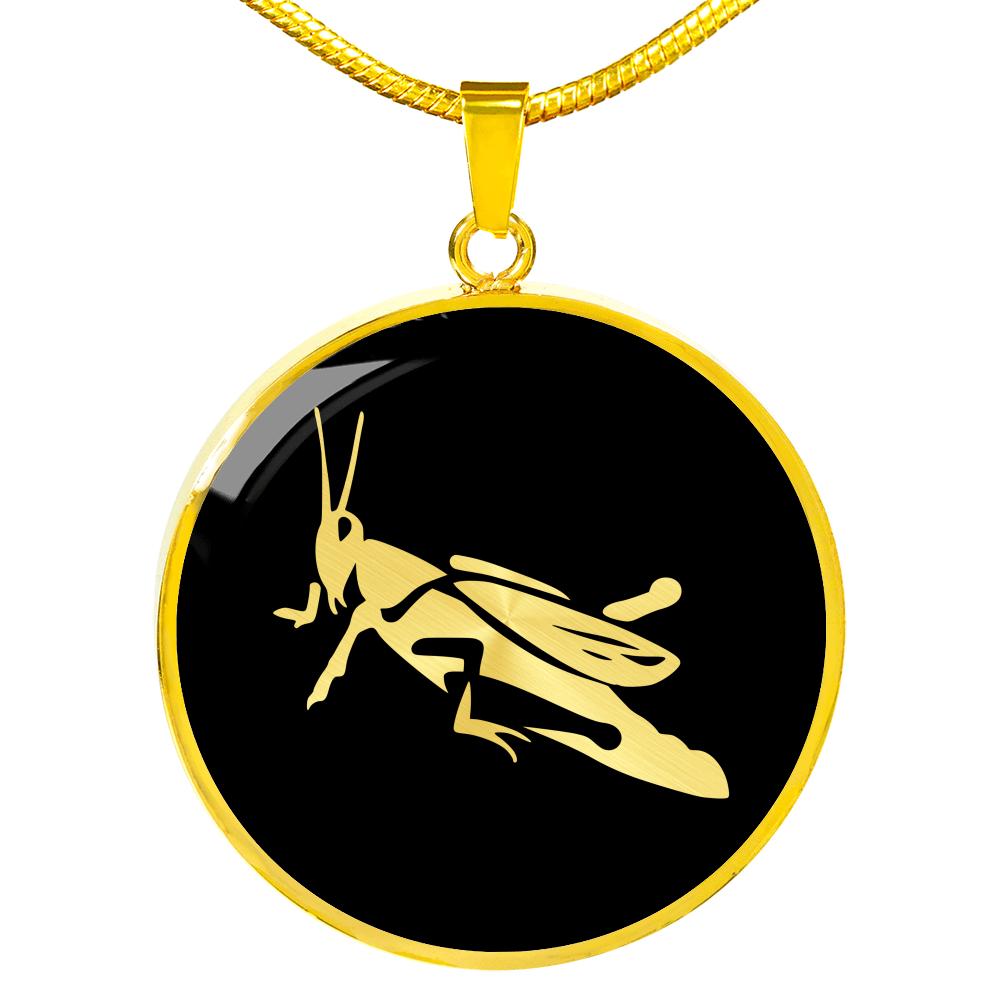 Grasshopper Necklace - Grasshopper Gift
