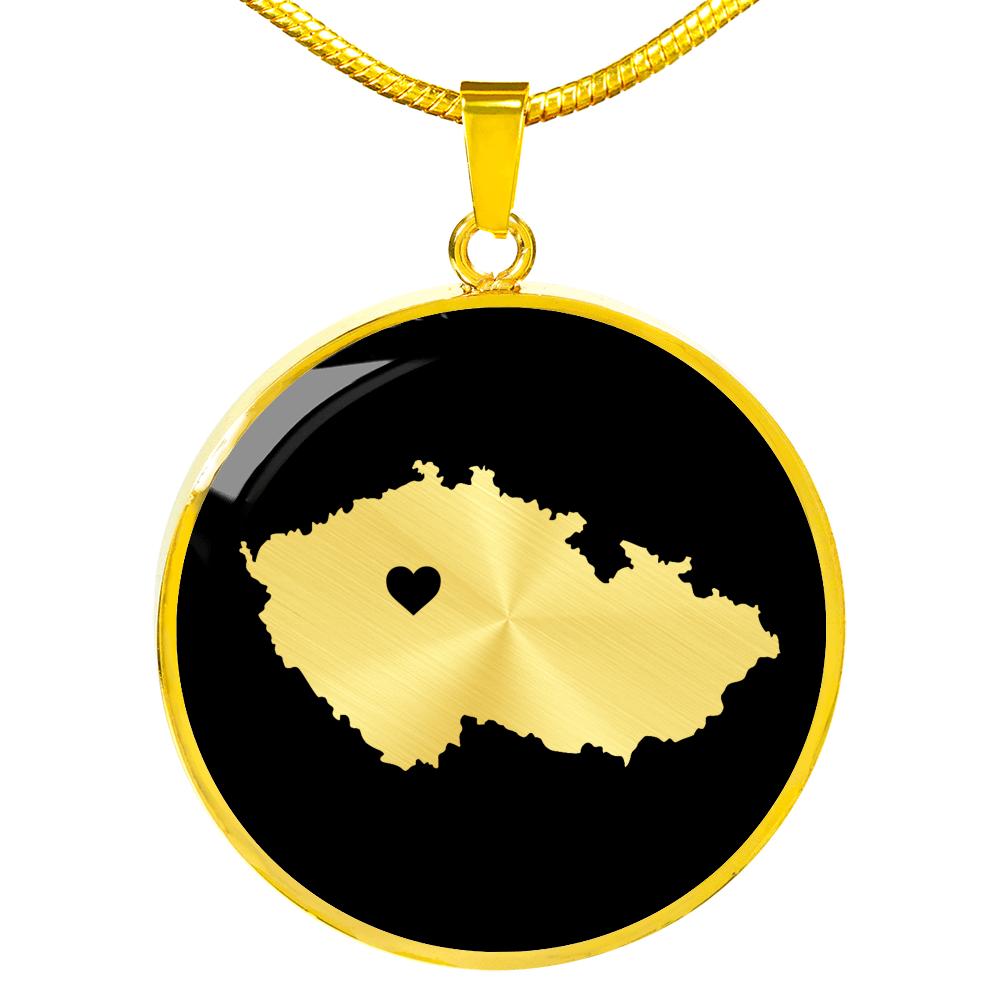 Czech Republic Necklace - Czech Republic Gift