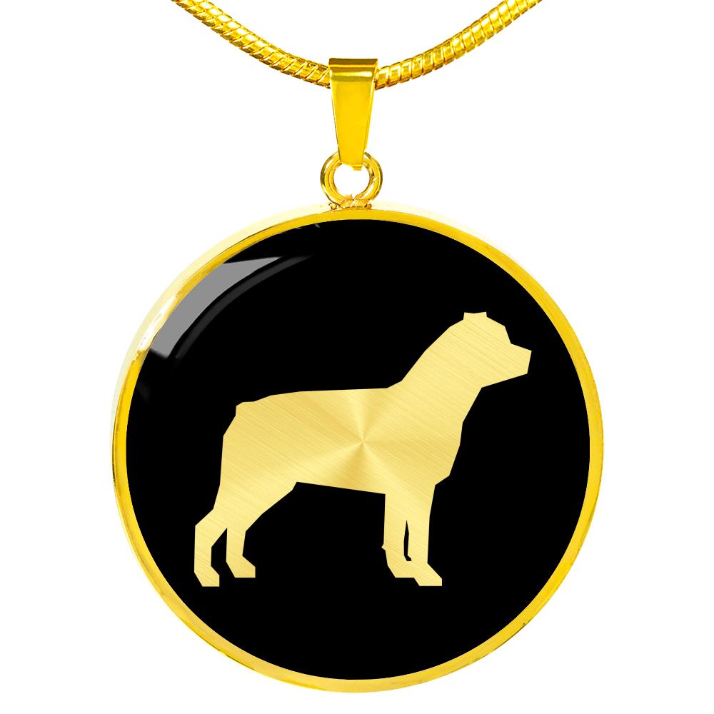 Rottweiler Necklace - Rottweiler Gift