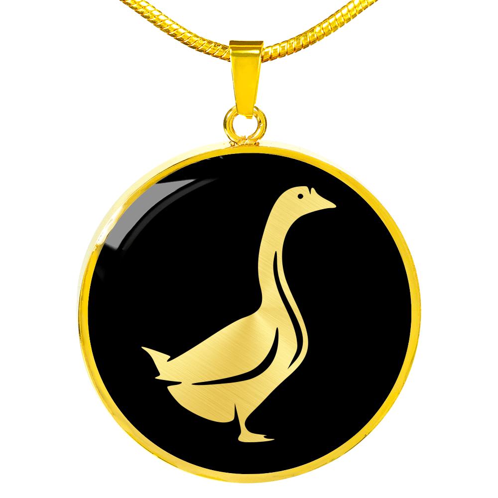Goose Necklace - Goose Gift