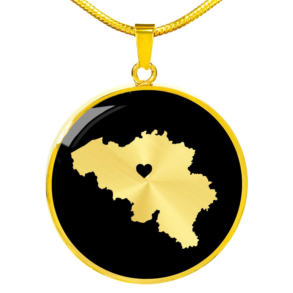Belgium Necklace - Belgium Gift