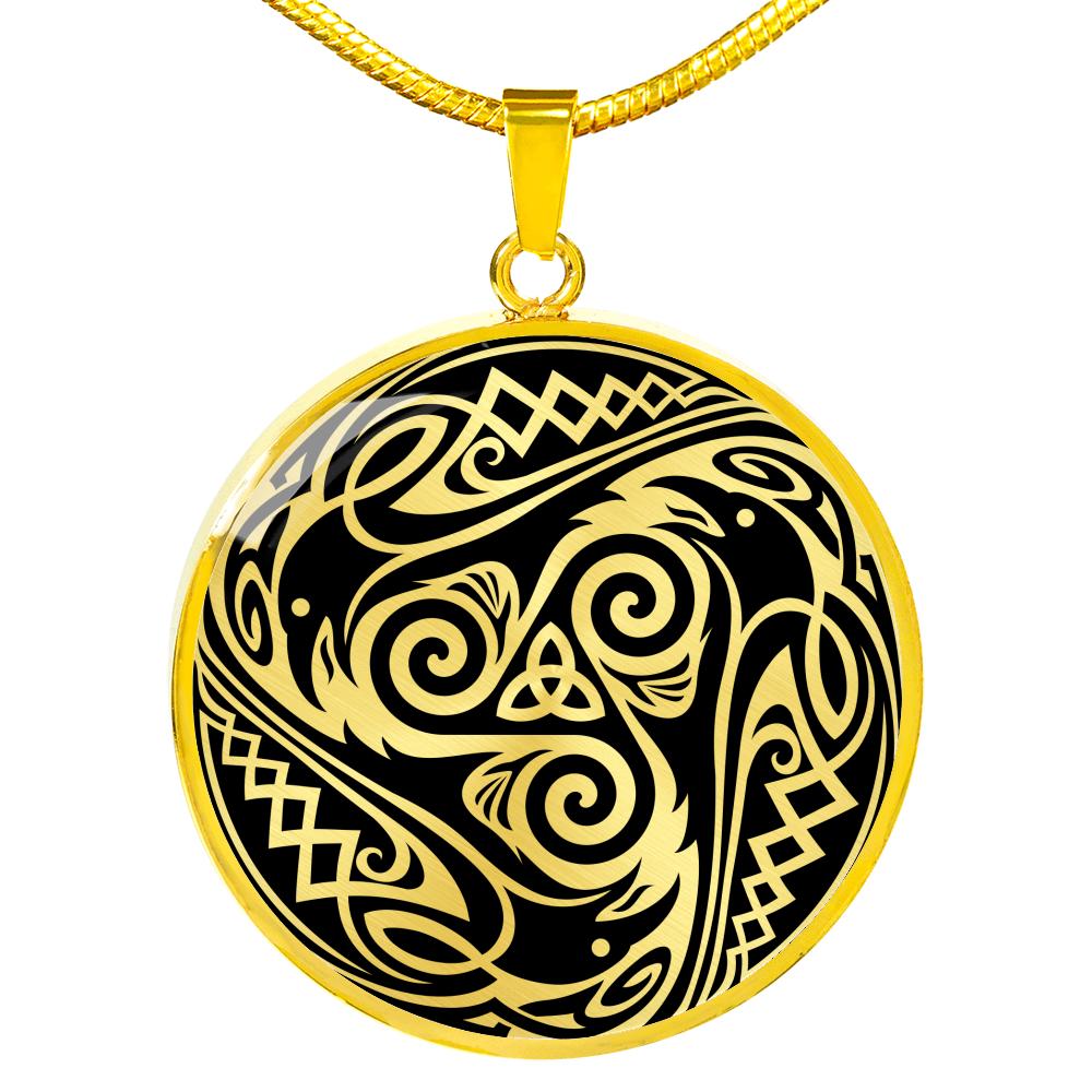 The Morrigan Necklace - Goddess of Death and War