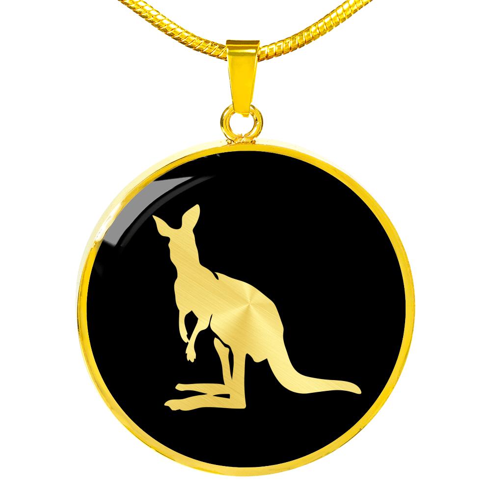 Kangaroo Necklace - Kangaroo Gift