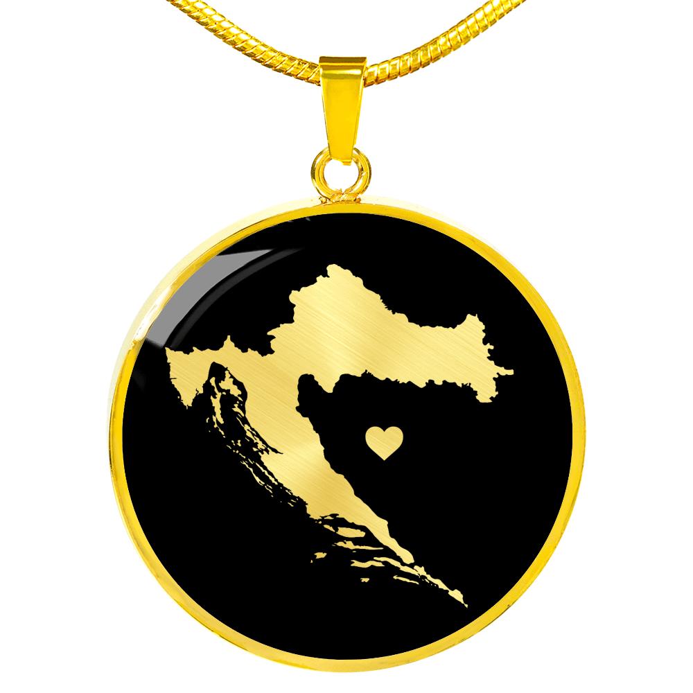 Croatia Necklace - Croatia Gift