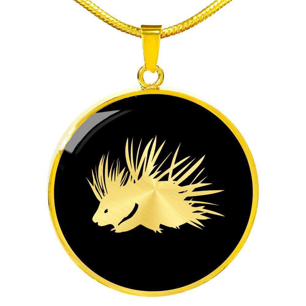 Porcupine Necklace - Porcupine Gift