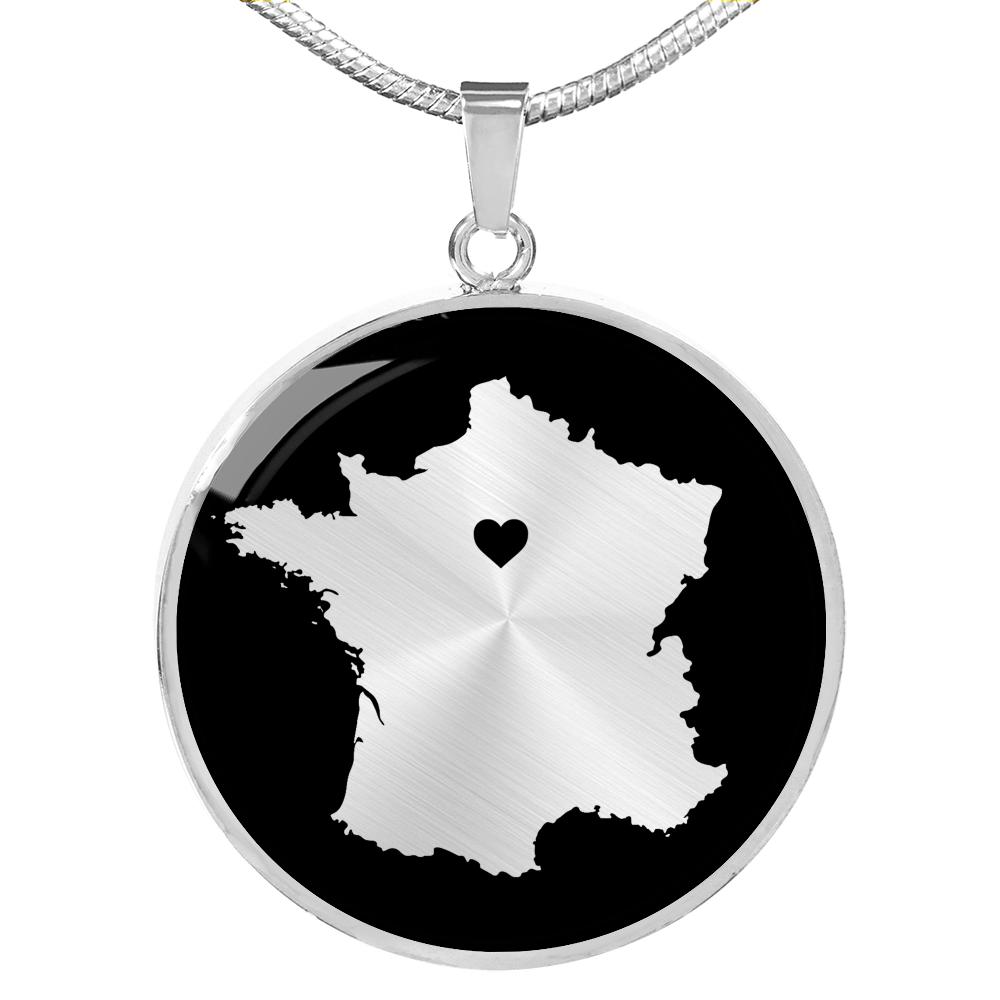 France Necklace - France Gift