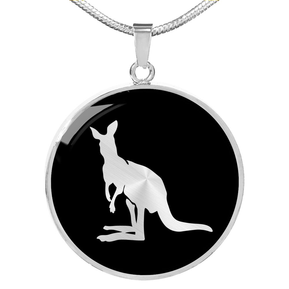 Kangaroo Necklace - Kangaroo Gift