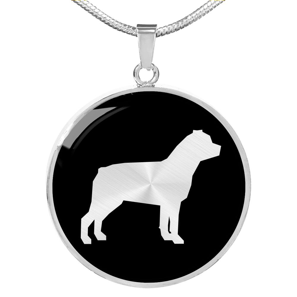 Rottweiler Necklace - Rottweiler Gift
