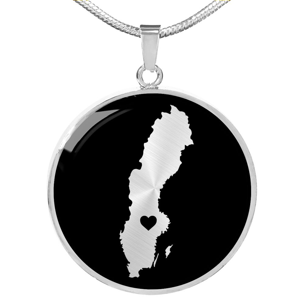 Sweden Necklace - Sweden Gift