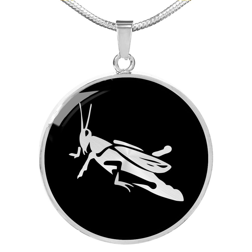 Grasshopper Necklace - Grasshopper Gift