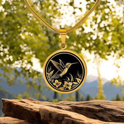 Hummingbird Necklace - Birdwatching Gift