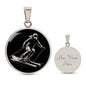 Personalized Skiing Necklace
