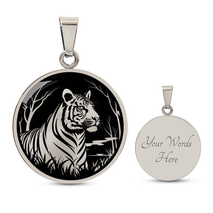 Personalized Tiger Necklace