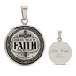 For we walk by faith, not by sight Necklace