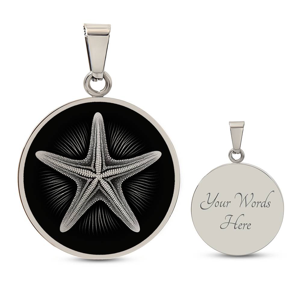 Personalized Starfish Necklace