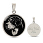 Personalized Greater Swiss Mountain Dog Necklace