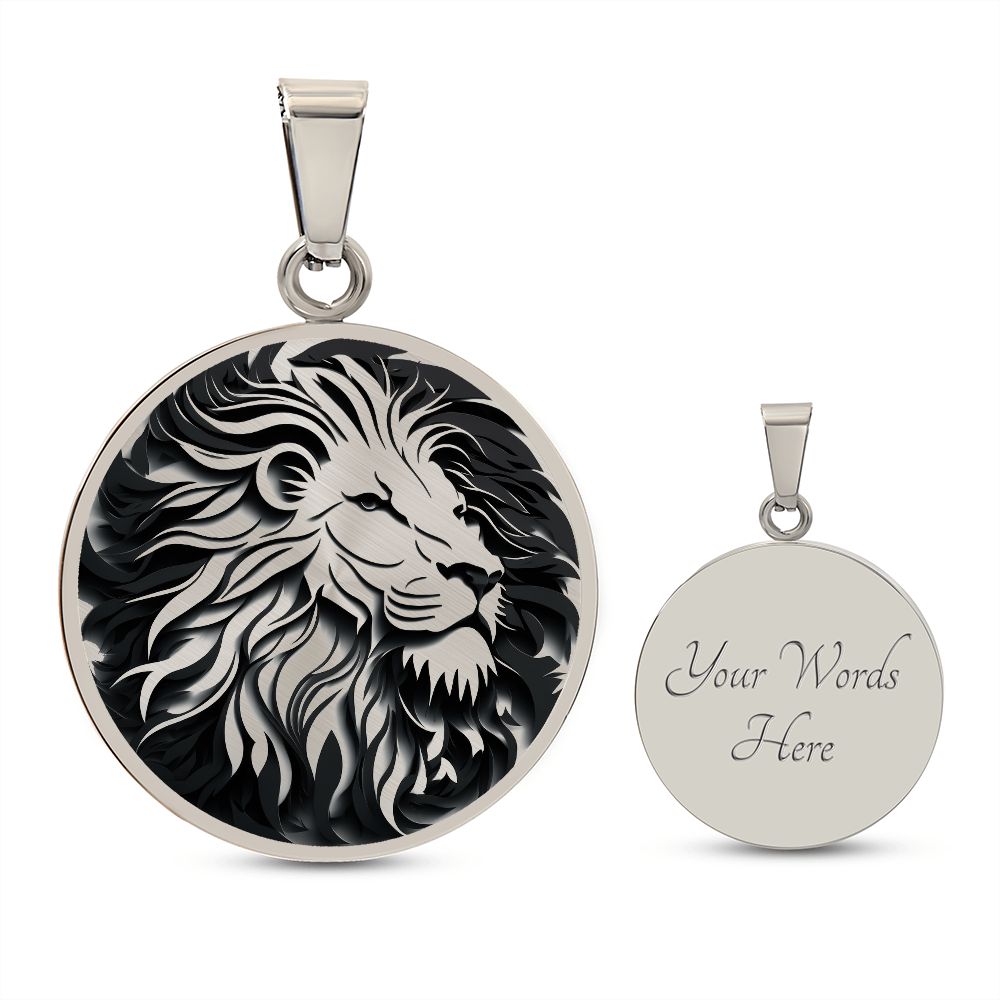 Personalized Lion Necklace