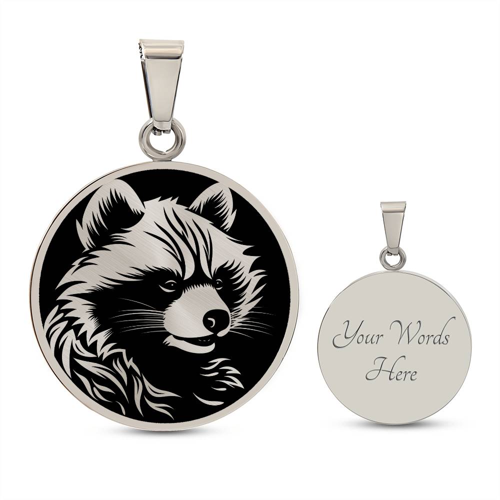 Personalized Red Panda Necklace