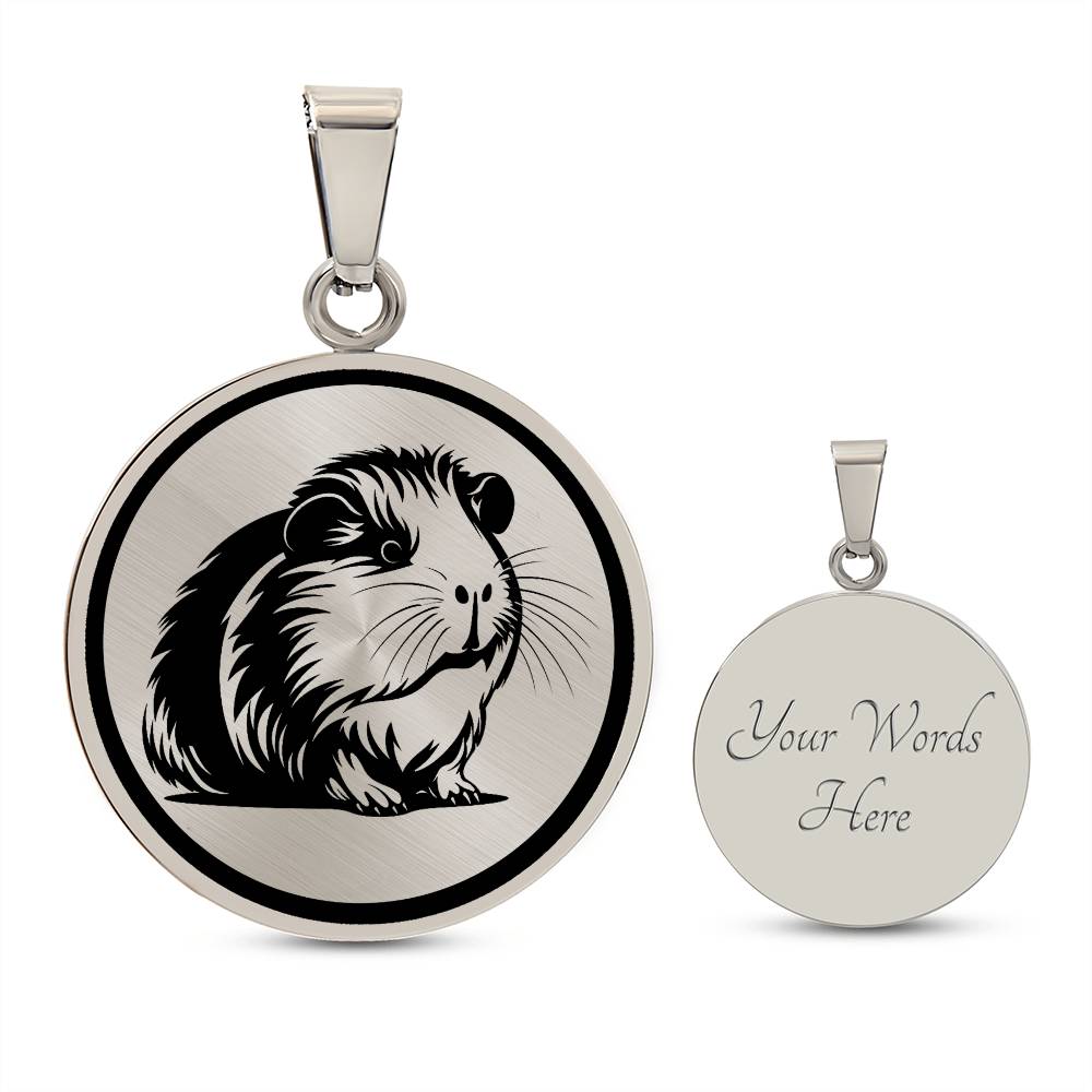 Personalized Guinea Pig Necklace