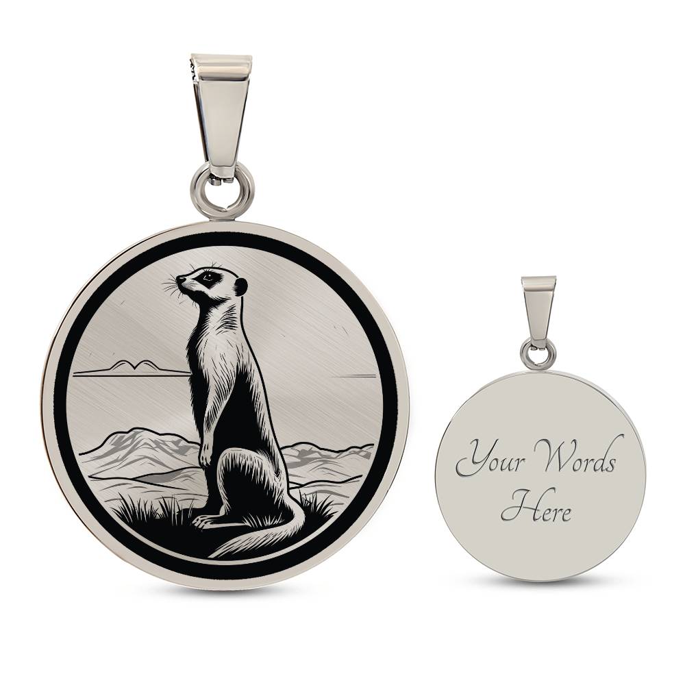 Personalized Meerkat Necklace