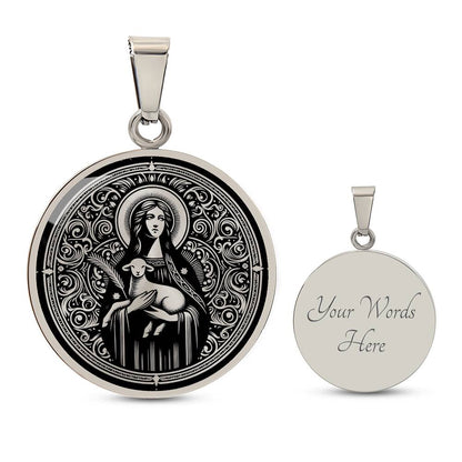 Saint Agnes of Rome Medal