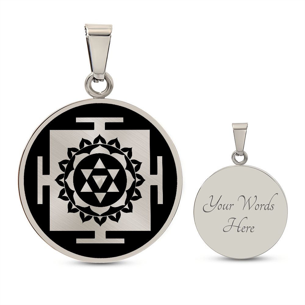 Bagalamukhi Yantra Necklace