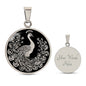 Personalized Peacock Necklace