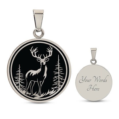 Deer Necklace - Wildlife Jewelry