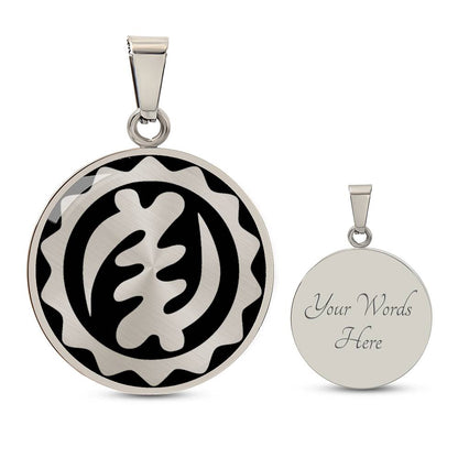 Personalized Gye Nyame Necklace