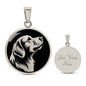 Personalized Golden Retriever Necklace