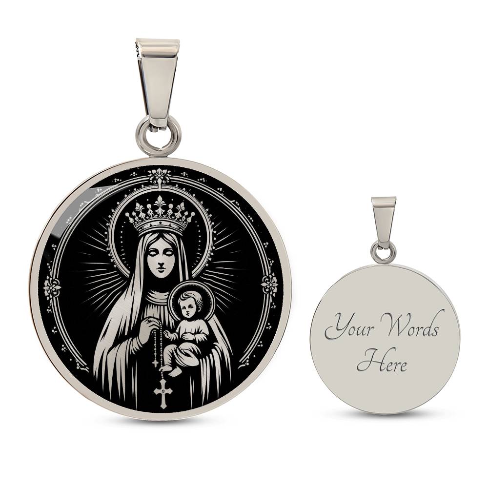 Our Lady of Rosary Medal