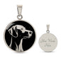 Personalized Weimaraner Necklace