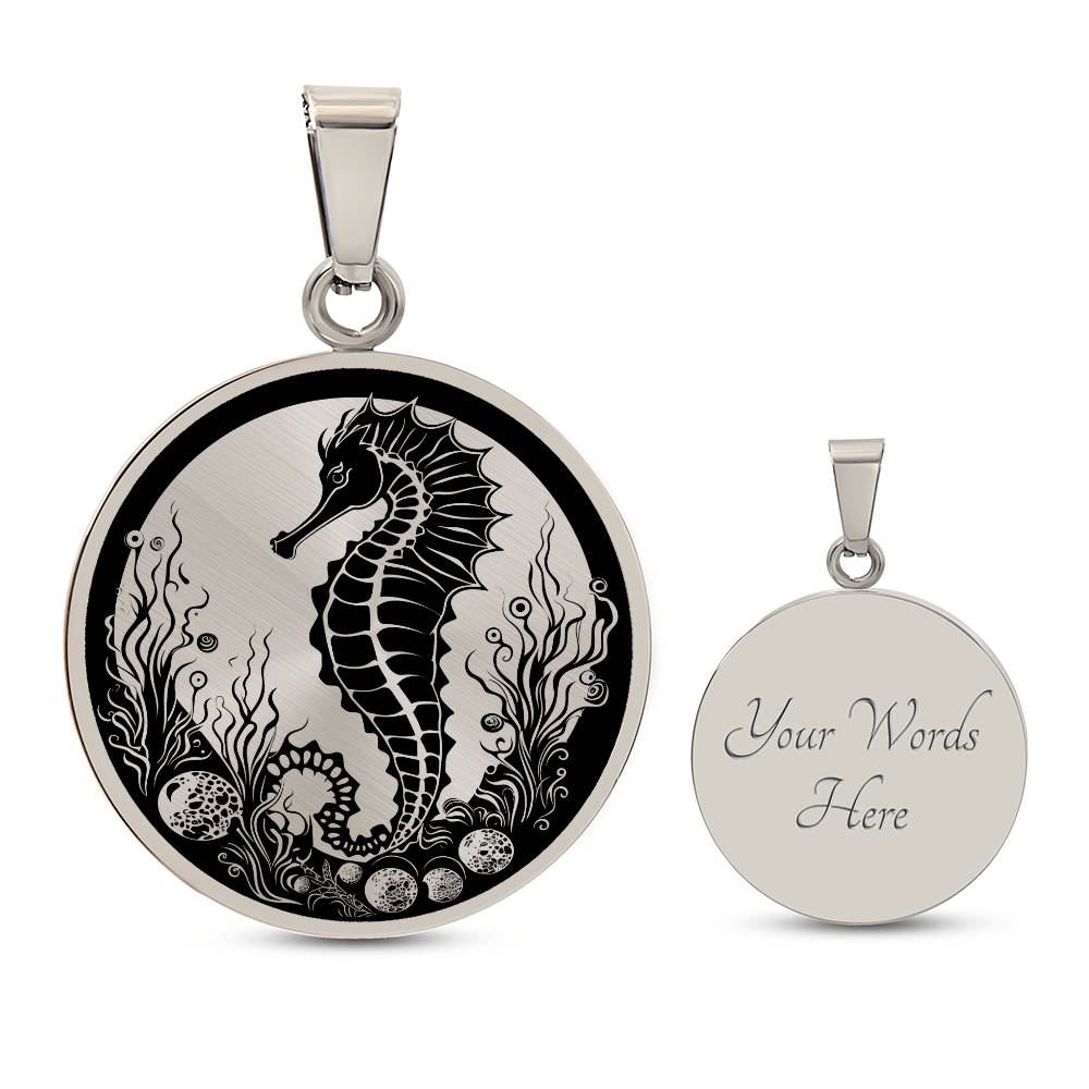 Personalized Seahorse Necklace