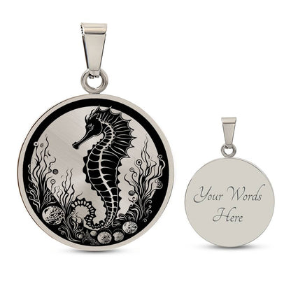 Personalized Seahorse Necklace