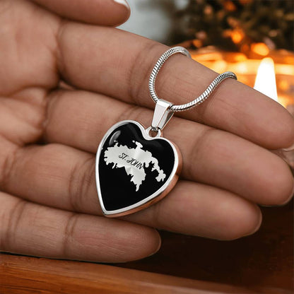 St. John Heart Shaped Necklace
