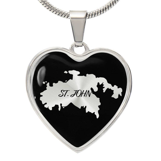 St. John Heart Shaped Necklace