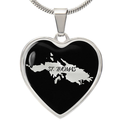 St. Thomas Heart Shaped Necklace