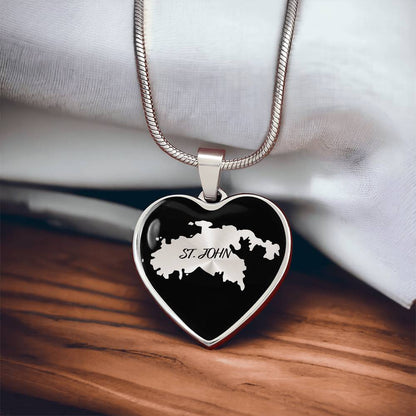 St. John Heart Shaped Necklace