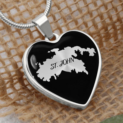 St. John Heart Shaped Necklace