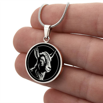 Personalized Baby Goat Kid Necklace