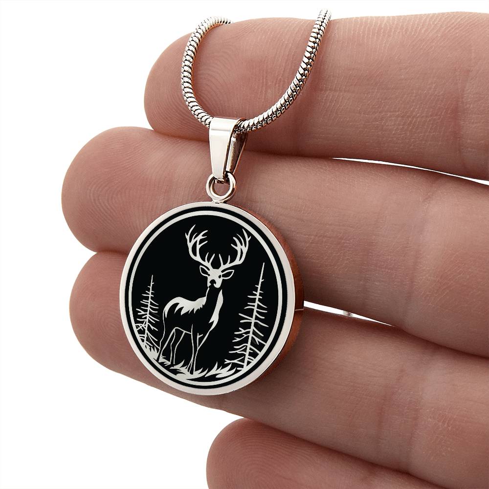 Deer Necklace - Wildlife Jewelry