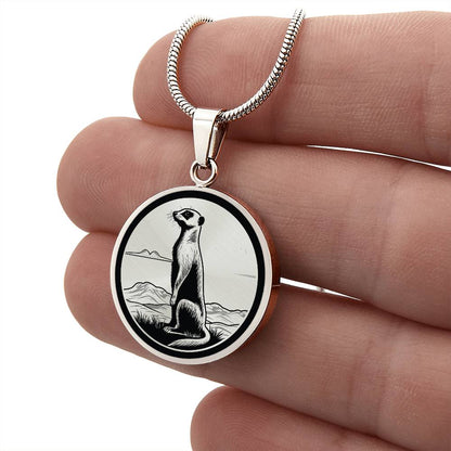 Personalized Meerkat Necklace