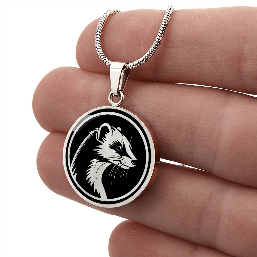 Personalized Ferret Necklace