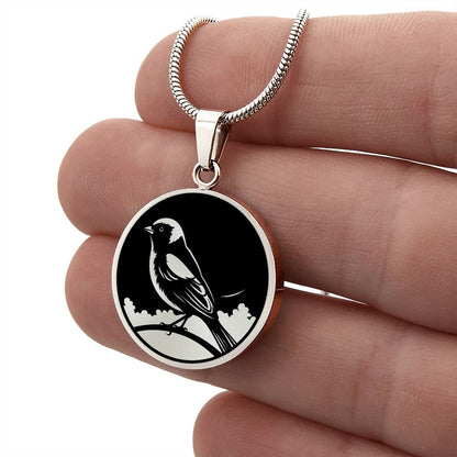 Personalized Goldfinch Necklace