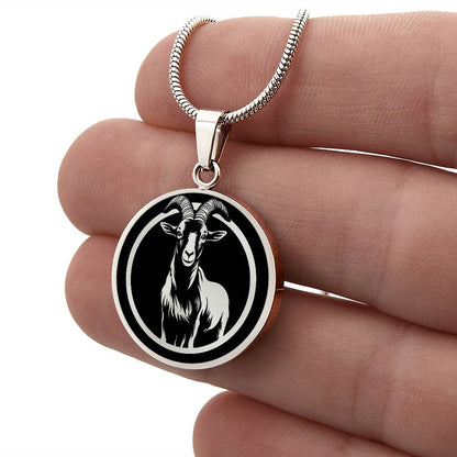 Personalized Goat Necklace