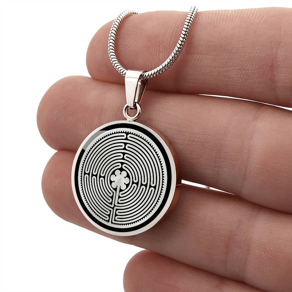 Personalized Labyrinth Necklace