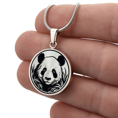 Personalized Panda Necklace