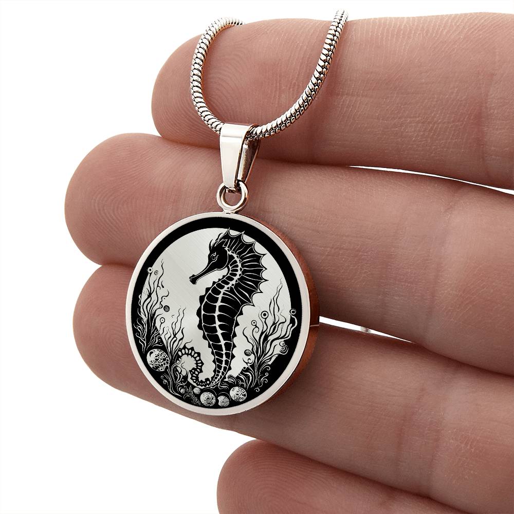 Personalized Seahorse Necklace