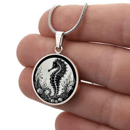 Personalized Seahorse Necklace