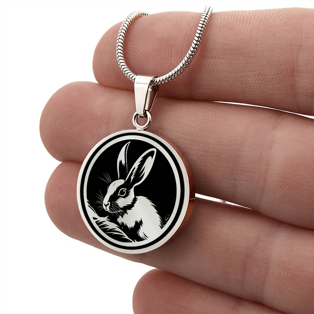 Personalized Bunny Necklace